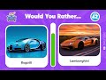 Would You Rather…! Luxury Car Edition! 🚗🚙