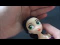 CUSTOM Rapunzel Decay Incantation doll BLACK reroot + repaint [Disney Tangled The Series]