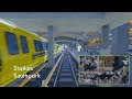 POV Metro tour with real sounds and overhead view - beautiful Metropolitan Area cities skylines 2