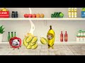 Banana Cat vs. Strict Mom: A Hilarious Run for Freedom! 🐱 Baby Banana Cat Compilation | Cat MEME 😿