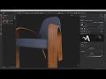 Boring Corporate Arm Chair - Full Asset Timelapse