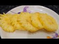 How to peel and cut pineapple 🍍 ठेले वाले जैसी कटिंग अब घर पर आसानी से आप भी कर सकते हैं