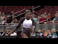 Simone Biles nailing landings for 3 min straight