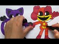 CatNap / DogDay / Poppy playtime/ smiling Critters #drawing #shortvideo #youtubeshorts