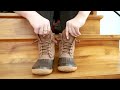 How To Tie Your Duck Boots!