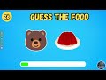 GUESS the FOOD by EMOJI 🤔 | Emoji Quiz 2024