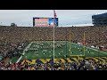 ALTERNATE VIEW - Michigan Marching Band 2023 Ohio State Game Halftime