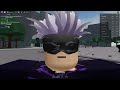 DESTROYING people with GOJO fit... ( Roblox the strongest battlegrounds )