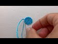 Woven Spider Web Stitch - Hand Embroidery Stitch Tutorial