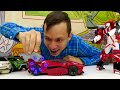 Бамблби и Оптимус в видео онлайн - Автоботы vs Тоботы! - Роботы Трансформеры @GulliverRu