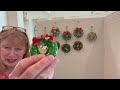 Christmas Glass & Resin Donut  Wreaths with Little Windows Hole Makers Christmas in July 2024