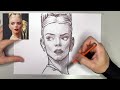 Anya Taylor-Joy | Drawing Timelapse