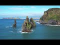 ICELAND mysterious landscape view from above - 4K UHD