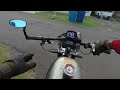 Motorized Bike Test ride after changing the carburetor