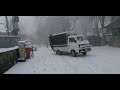 Heavy snowfall in murree mall Road with snowflakes | Snowflakes in mall road murree