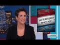 Maddow points out frightening truth about Trump's lack of concern about votes