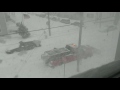Snow Plow Gets Stuck in the Blizzard of 2017, Rent'ler,  NY
