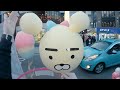 How to make fantastic cotton candy - Korean Street Food (Gopro)
