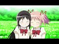 Madoka and Homura doing Luminous