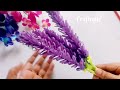 how to make easy paper flowers |diy paper craft ideas tutorial |easy paper flower making | easycraft