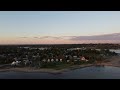 DJI Mini 2: Flight from behind Iggy's, West Warwick, RI - Into The Sunset