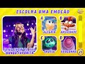 Qual sua Emoção? 🤢😃😡 Emoções DIVERTIDA MENTE em Várias  Situações