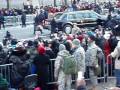 Barack Obama's presidential limo at the inauguration parade