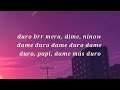 Chris Jedi, Anuel AA, Gaby Music - Duro (Letra/Lyrics)