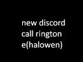 discord haloween ringtone