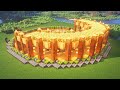Minecraft : How To Build a Large circle underground and ground base