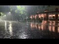 Beat Insomnia with Heavy Rain and Deep Thunder Sounds - Torrential Rain Sounds for Sleeping, Healing