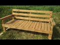 DIY Simple Wooden Indoor Sofa BED | How to Build  /  Ahşap Açılır Koltuk Yatak Nasıl Yapılır