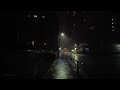 Heavy Rain Walk at 3am Late Night | 4K ASMR Sounds of Heavy Rain for Sleep, Healing, Relaxing