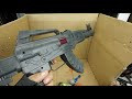 Medieval Toy Weapons - Assault Rifle Box! Box Full of Toys - Military Toy Equipment
