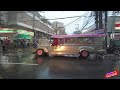 Walking PACO MANILA Streets under HEAVY RAIN