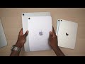 iPad Air M2 in All Colors: Blue, Purple, Starlight & Gray Comparison!