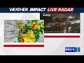 Live Radar: Line of storms, showers pushing through the Houston area