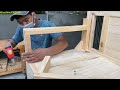 Space Saver Smart Furniture Ideas & Designs // Build A Sofa Chair Combined With Bed Wooden