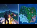 Chapter 1 Season 10 Mini map to in game comparison! (VIDEO CREDIT IN DESC)