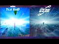 Fortnite The End VS The Big Bang || Side By Side Comparison
