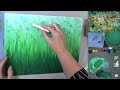 How to Paint Easy Wildflowers Acrylic Painting LIVE Tutorial