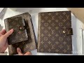 Louis Vuitton Large Ring or GM agenda in Monogram Print, A5 LV planner flip through