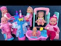 13 Minutes Satisfying with Unboxing Cute Doll Dress Up Game，Baby Swinging Playset ASMR | Review Toys