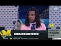 Michigan's Max Bredeson, Donovan Edwards & Makari Paige Preview the Season | B1G Football Media Days