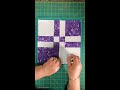 Quilt Block Tutorial 001 - Disappearing 4 Patch