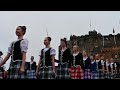 The Ceremony of Beating Retreat at Edinburgh Castle 2024 - CCF | Highland Dancers and Pipes & Drums