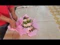 Bouquet Flowers with Wrapping How To Make Bouquet Flowers @zeeshuflower