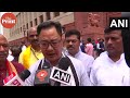 'Dream budget for all sections especially for youth and women,' Kiren Rijiju