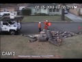 Tree Removal @ My House ~ CCTV Time Lapse Video ~ 50x Speed