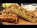 Zucchini bread without flour - healthy and easy recipe!